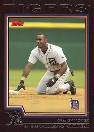 2004 Topps - Black #437 - Alex Sanchez - Detroit Tigers