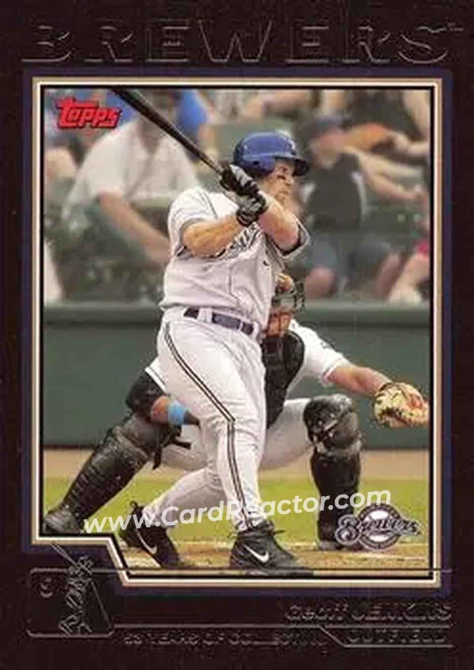 2004 Topps - Black #441 - Geoff Jenkins - Milwaukee Brewers - Front