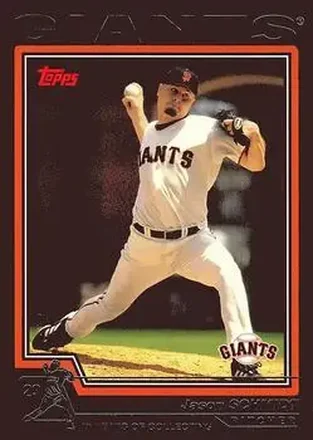 2004 Topps - Black #447 - Jason Schmidt - San Francisco Giants
