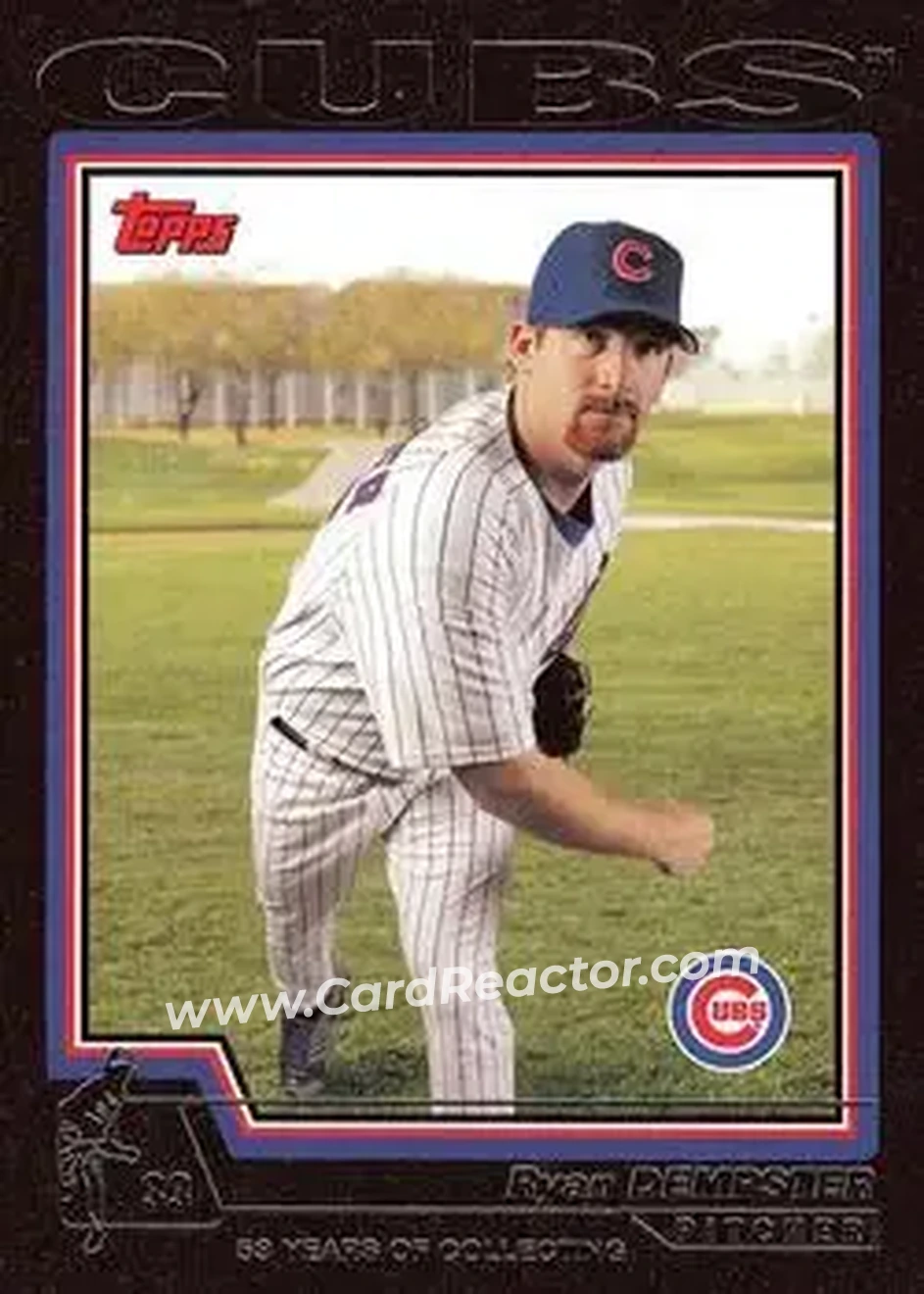 2004 Topps - Black #457 - Ryan Dempster - Chicago Cubs - Front
