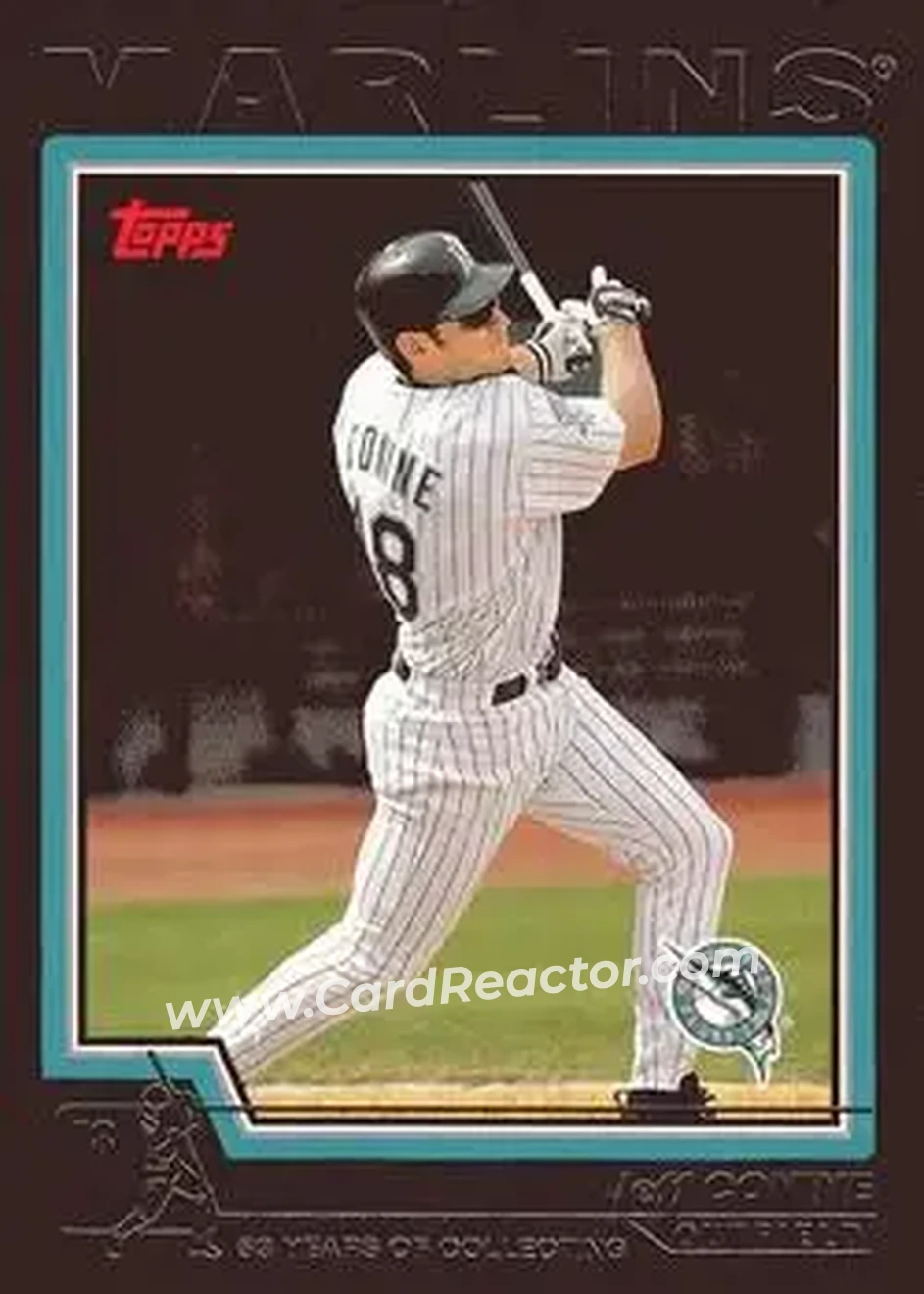 2004 Topps - Black #460 - Jeff Conine - Florida Marlins - Front 2004 Topps - Black #460 - Jeff Conine - Florida Marlins - Front