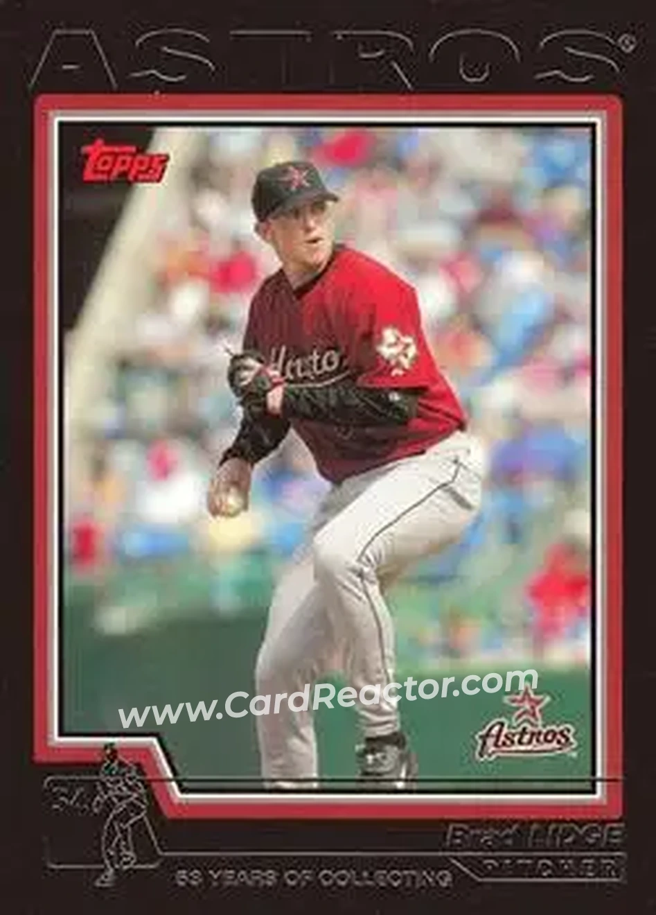 2004 Topps - Black #461 - Brad Lidge - Houston Astros - Front 2004 Topps - Black #461 - Brad Lidge - Houston Astros - Front