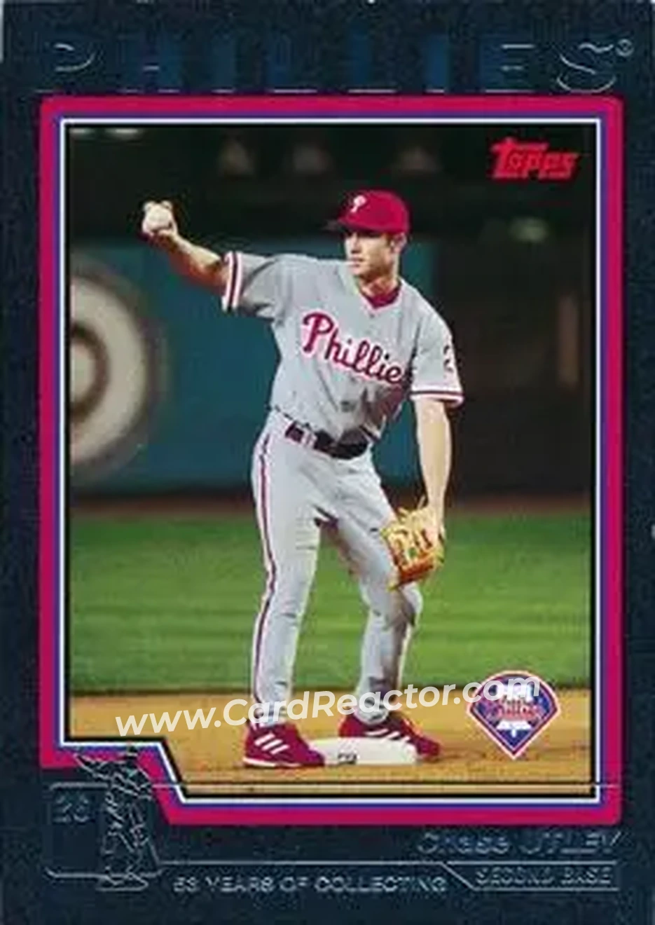 2004 Topps - Black #468 - Chase Utley - Philadelphia Phillies - Front 2004 Topps - Black #468 - Chase Utley - Philadelphia Phillies - Front