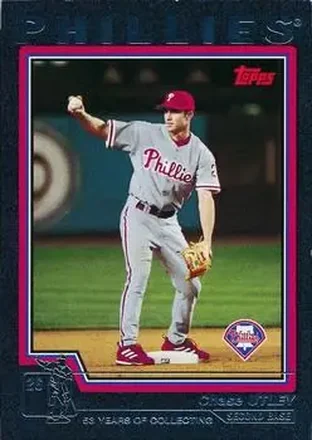2004 Topps - Black #468 - Chase Utley - Philadelphia Phillies