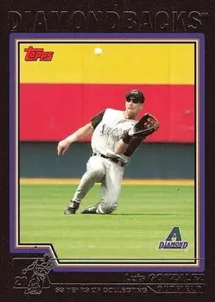 2004 Topps - Black #475 - Luis Gonzalez - Arizona Diamondbacks