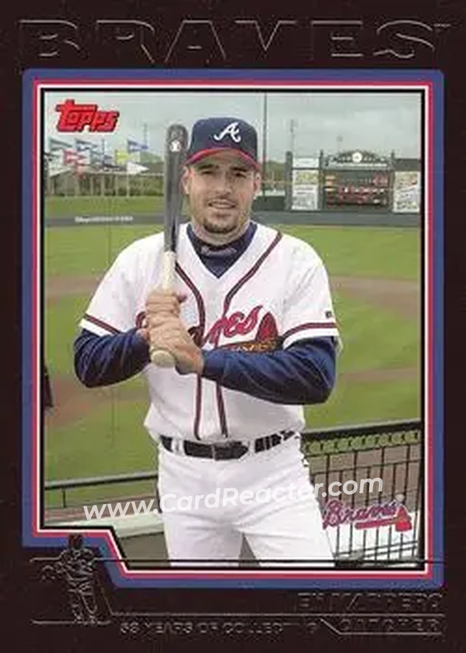 2004 Topps - Black #476 - Eli Marrero - Atlanta Braves - Front
