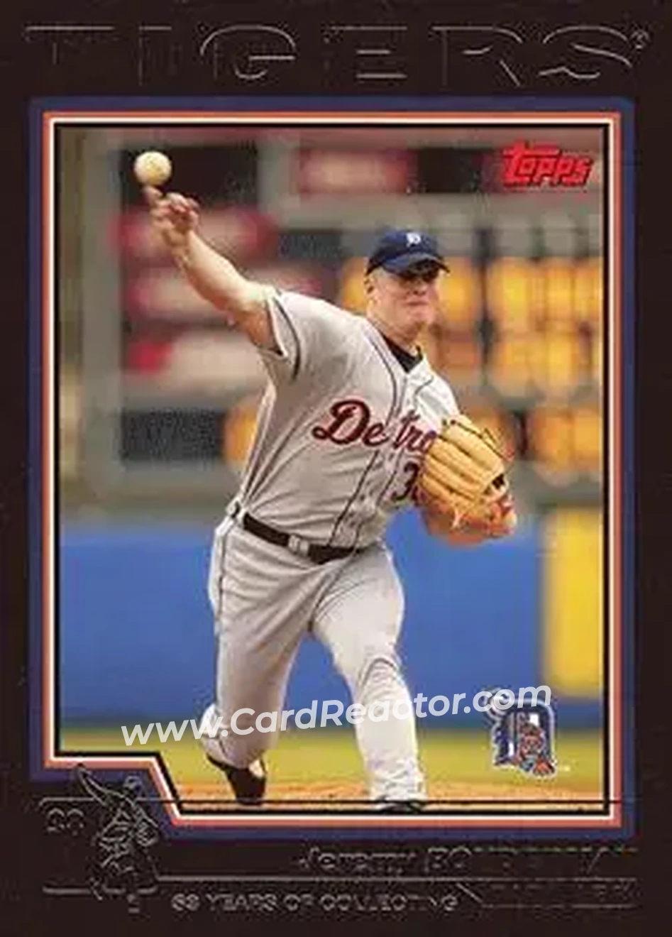 2004 Topps - Black #484 - Jeremy Bonderman - Detroit Tigers - Front 2004 Topps - Black #484 - Jeremy Bonderman - Detroit Tigers - Front