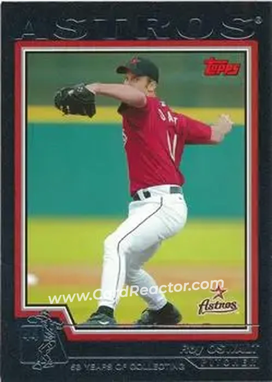 2004 Topps - Black #486 - Roy Oswalt - Houston Astros - Front