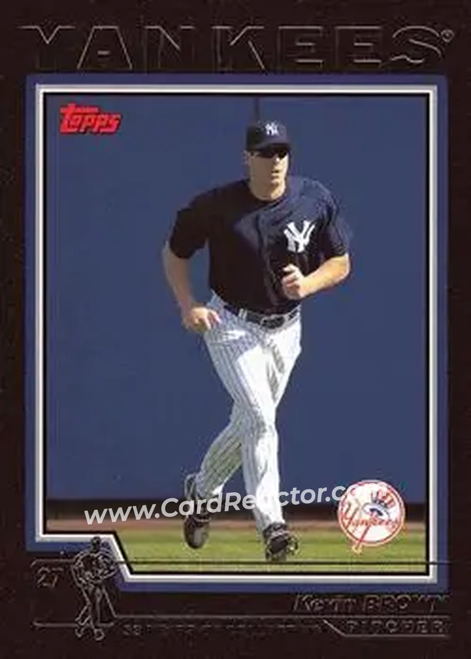 2004 Topps - Black #487 - Kevin Brown - New York Yankees - Front 2004 Topps - Black #487 - Kevin Brown - New York Yankees - Front
