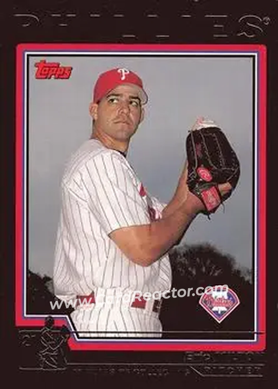 2004 Topps - Black #488 - Eric Milton - Philadelphia Phillies - Front