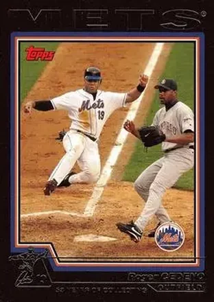2004 Topps - Black #490 - Roger Cedeno - New York Mets