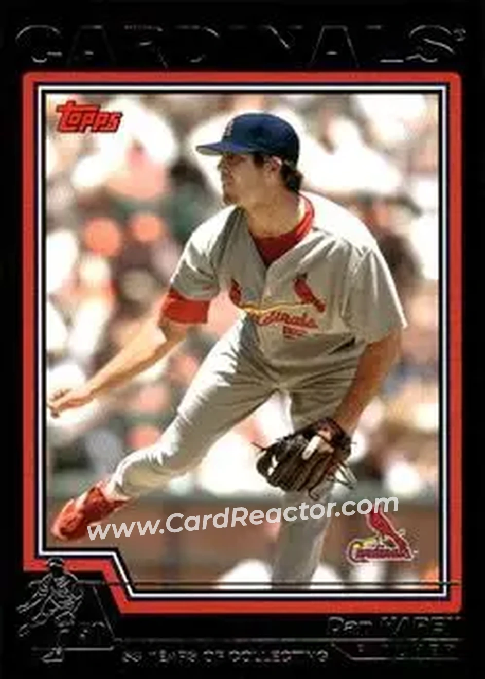 2004 Topps - Black #496 - Dan Haren - St. Louis Cardinals - Front