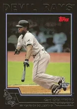 2004 Topps - Black #497 - Carl Crawford - Tampa Bay Devil Rays