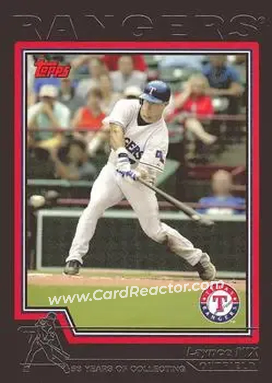 2004 Topps - Black #498 - Laynce Nix - Texas Rangers - Front