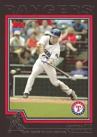 2004 Topps - Black #498 - Laynce Nix - Texas Rangers