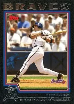 2004 Topps - Black #503 - Mark DeRosa - Atlanta Braves