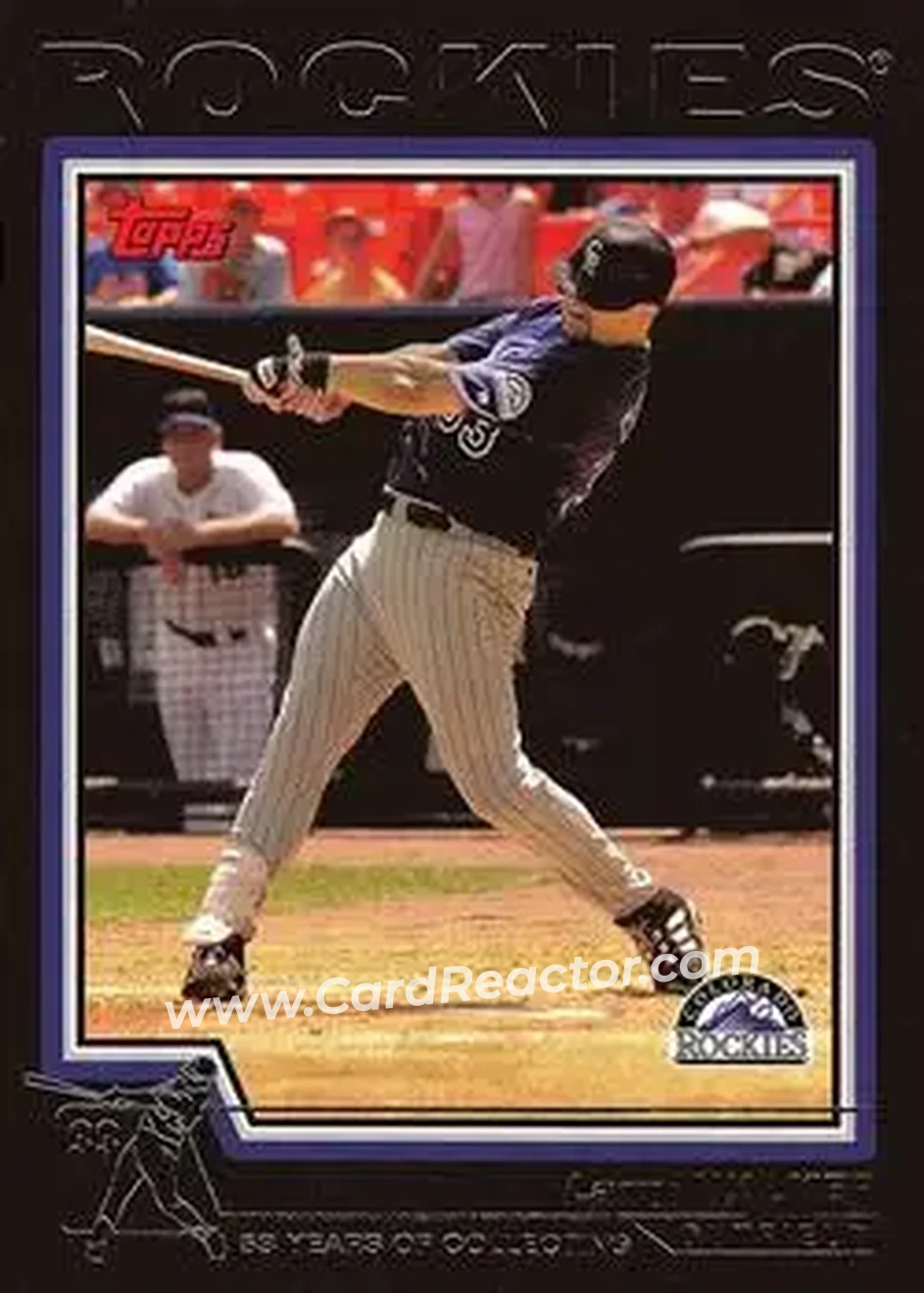 2004 Topps - Black #512 - Larry Walker - Colorado Rockies - Front