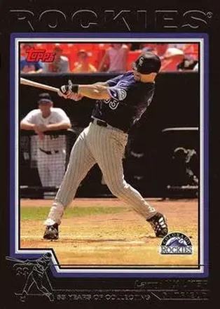 2004 Topps - Black #512 - Larry Walker - Colorado Rockies