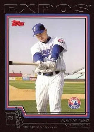 2004 Topps - Black #517 - Juan Rivera - Montreal Expos