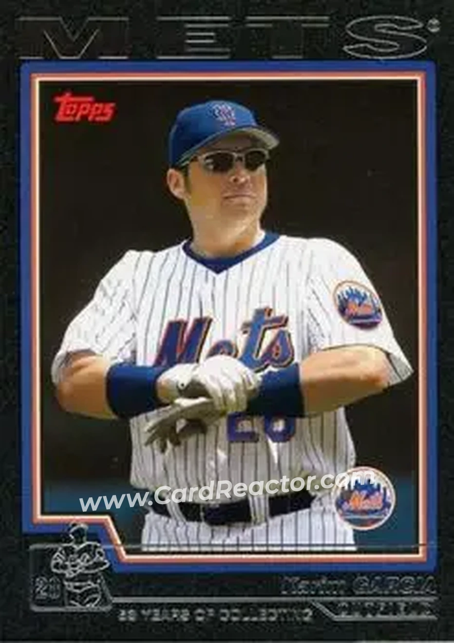 2004 Topps - Black #519 - Karim Garcia - New York Mets - Front