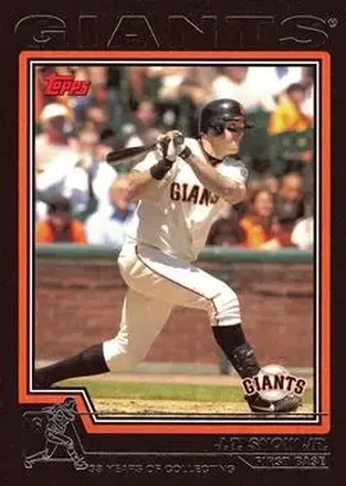 2004 Topps - Black #523 - J.T. Snow - San Francisco Giants