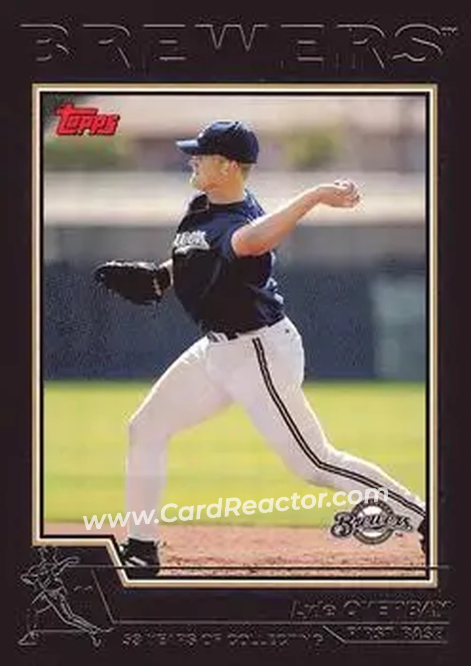 2004 Topps - Black #529 - Lyle Overbay - Milwaukee Brewers - Front 2004 Topps - Black #529 - Lyle Overbay - Milwaukee Brewers - Front