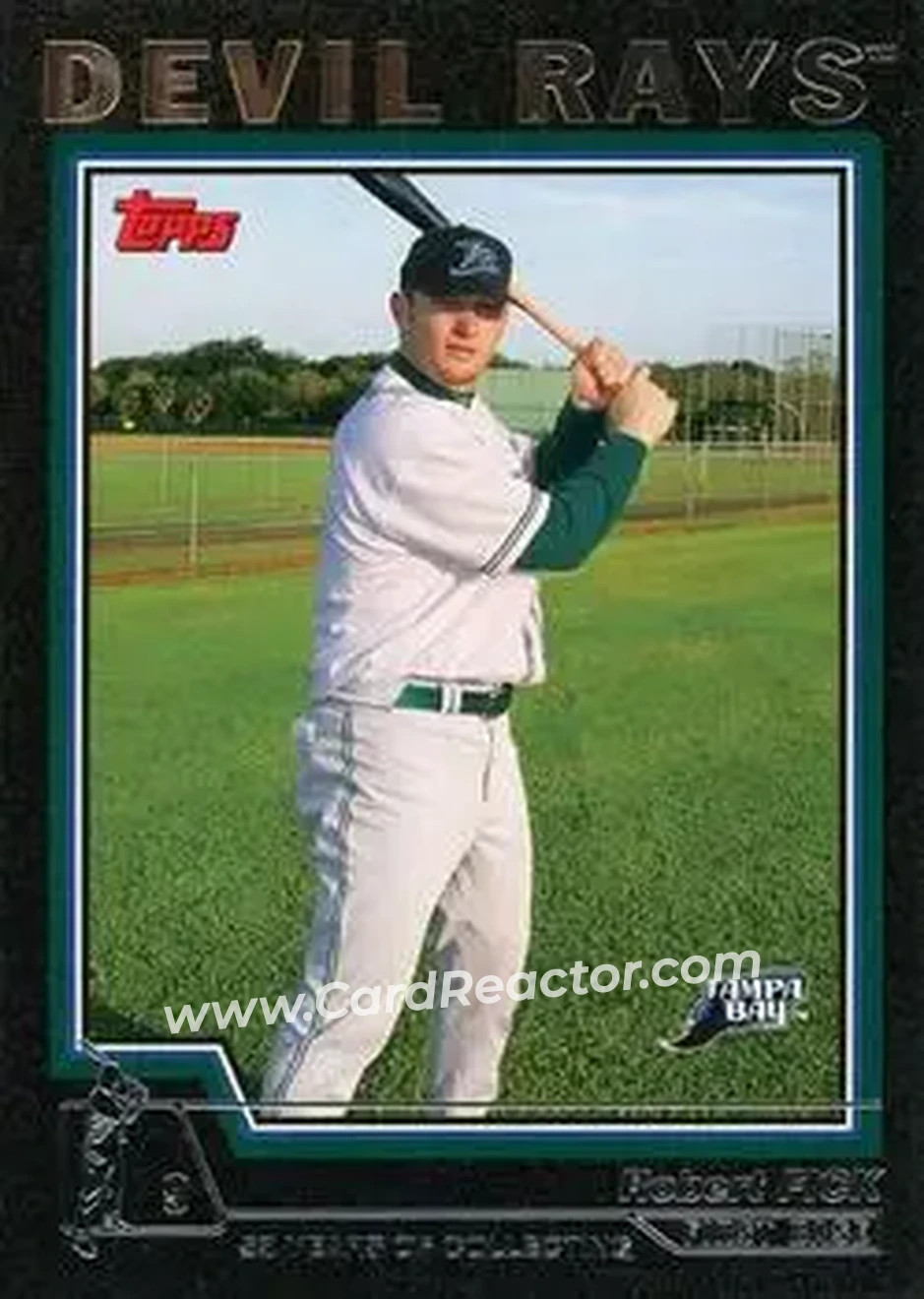 2004 Topps - Black #532 - Robert Fick - Tampa Bay Devil Rays - Front 2004 Topps - Black #532 - Robert Fick - Tampa Bay Devil Rays - Front