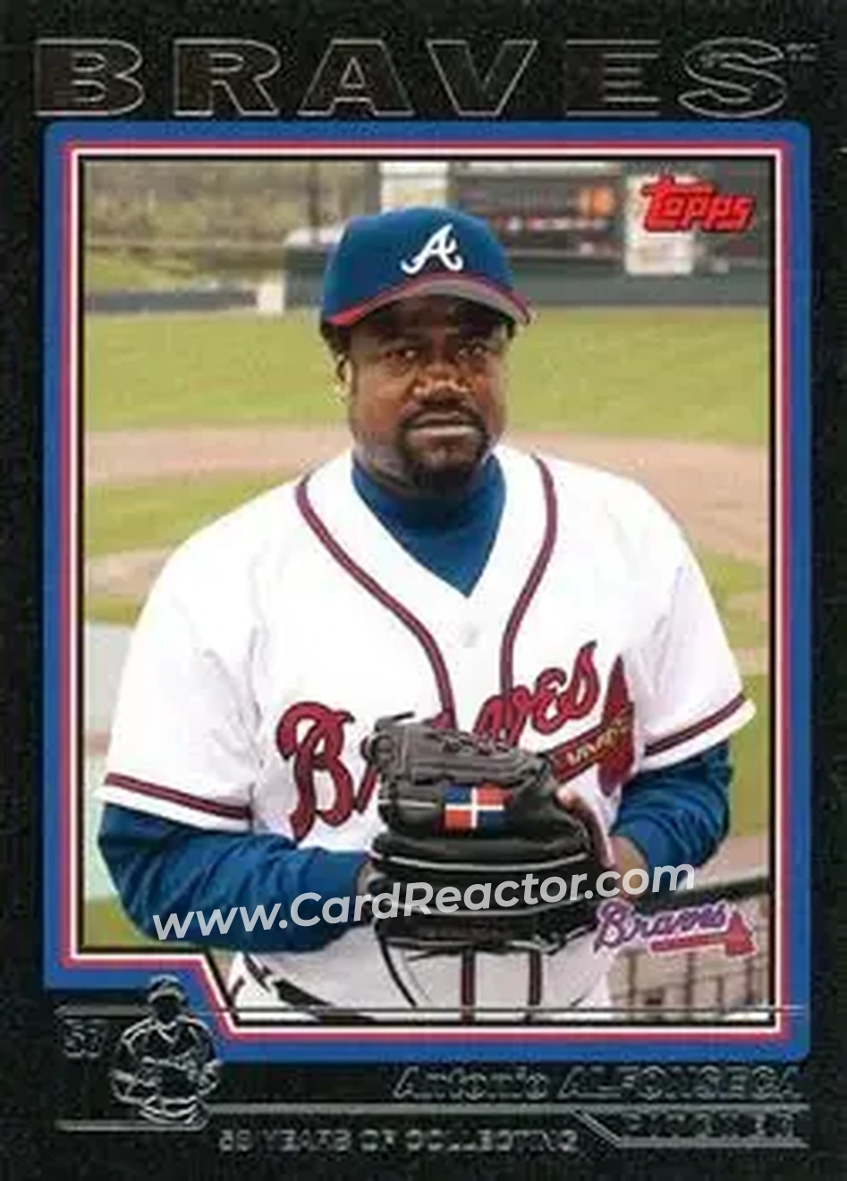 2004 Topps - Black #535 - Antonio Alfonseca - Atlanta Braves - Front