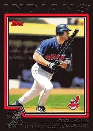 2004 Topps - Black #545 - Travis Hafner - Cleveland Indians