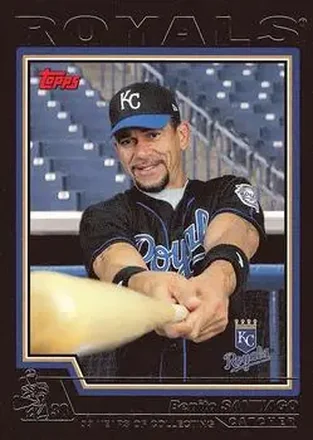 2004 Topps - Black #554 - Benito Santiago - Kansas City Royals