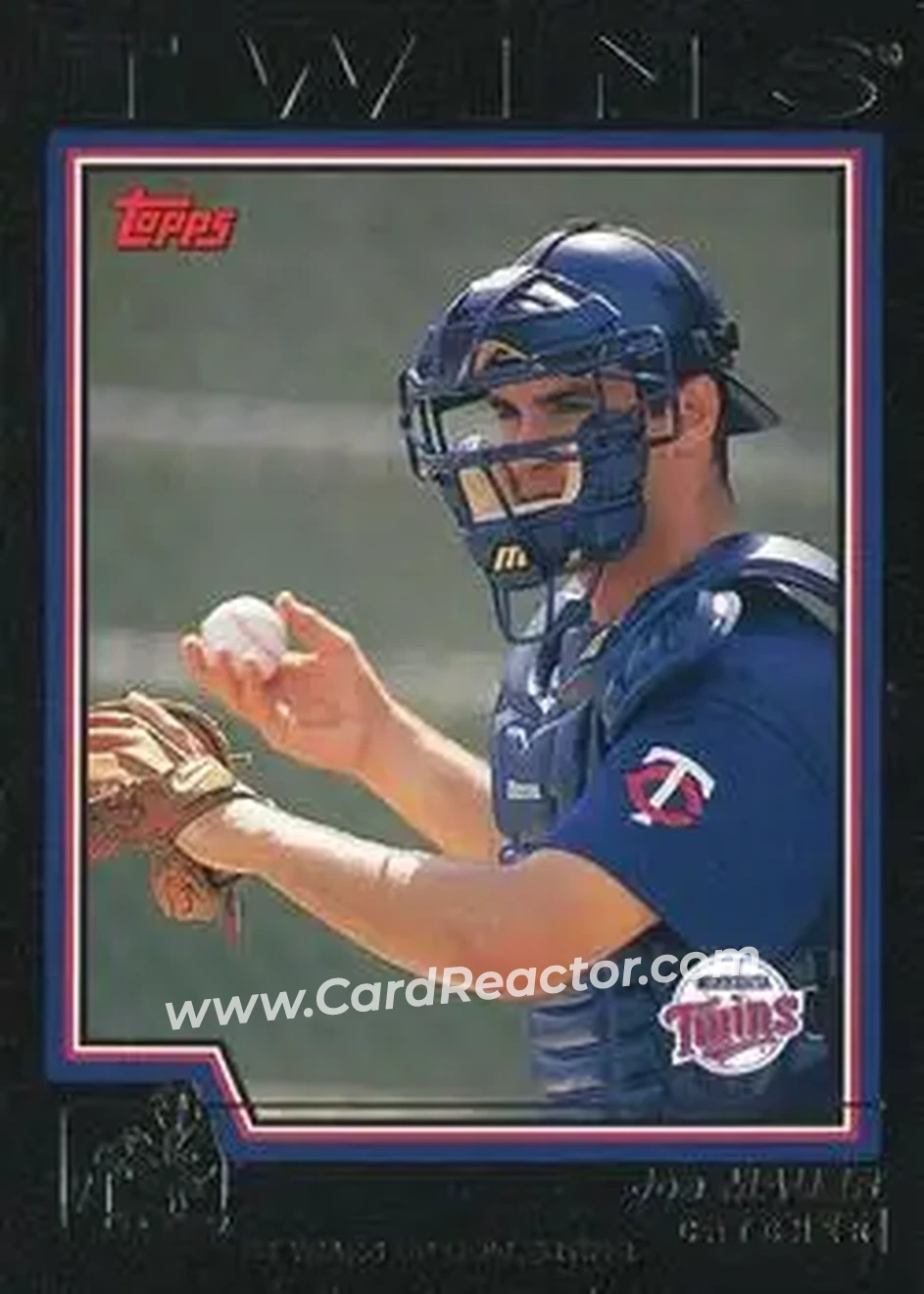 2004 Topps - Black #559 - Joe Mauer - Minnesota Twins - Front
