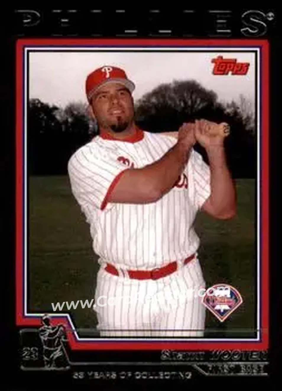 2004 Topps - Black #561 - Shawn Wooten - Philadelphia Phillies - Front