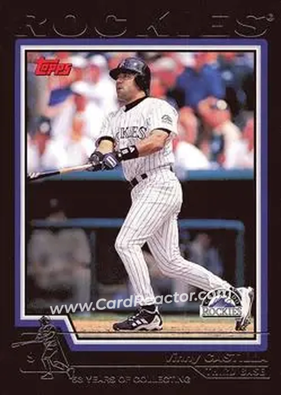 2004 Topps - Black #563 - Vinny Castilla - Colorado Rockies - Front