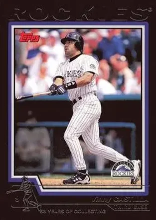2004 Topps - Black #563 - Vinny Castilla - Colorado Rockies