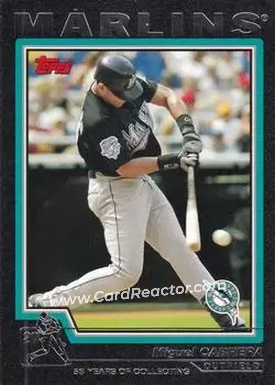 2004 Topps - Black #575 - Miguel Cabrera - Florida Marlins - Front 2004 Topps - Black #575 - Miguel Cabrera - Florida Marlins - Front