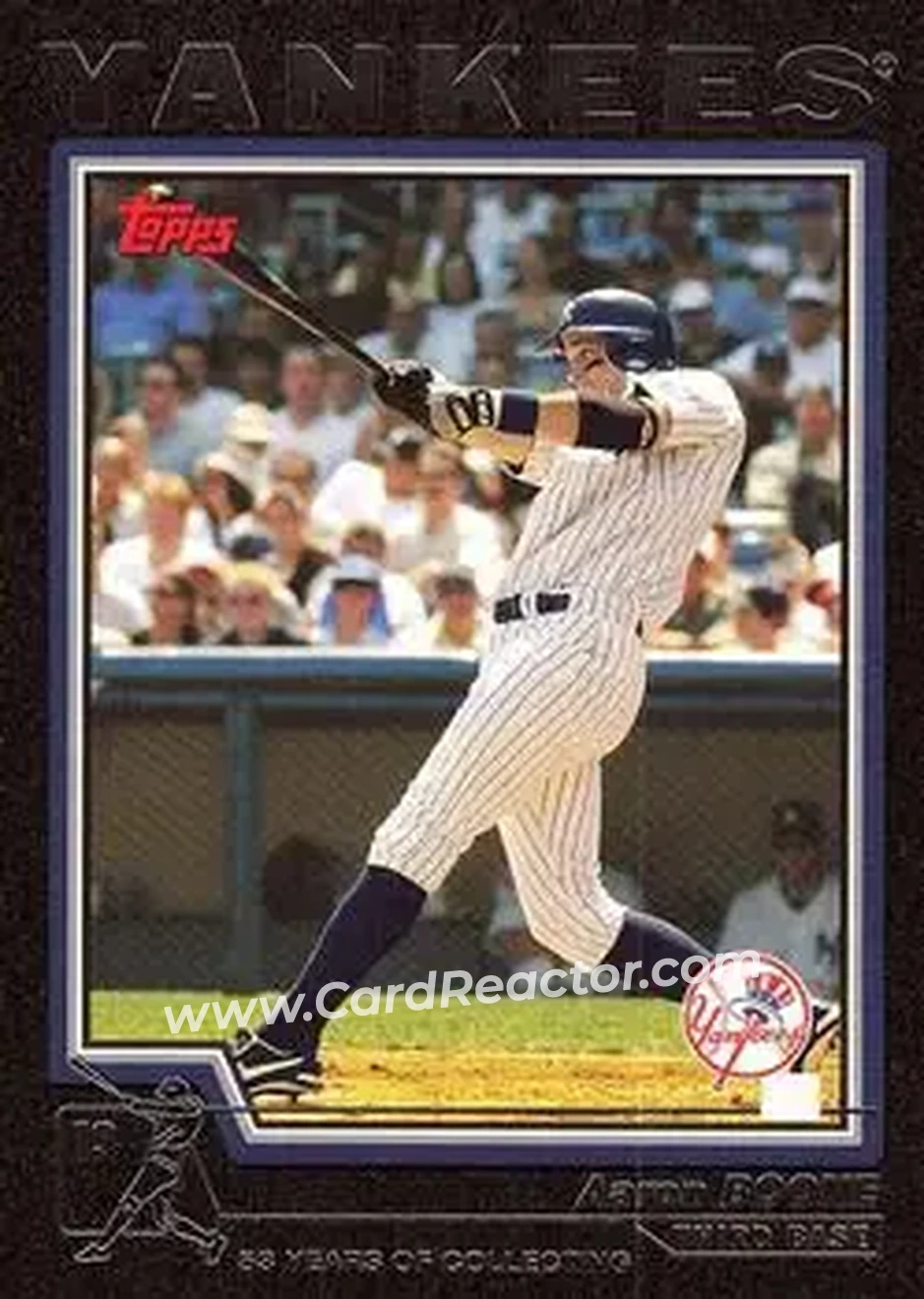 2004 Topps - Black #578 - Aaron Boone - New York Yankees - Front 2004 Topps - Black #578 - Aaron Boone - New York Yankees - Front