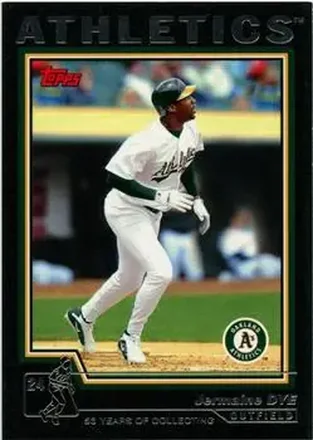 2004 Topps - Black #579 - Jermaine Dye - Oakland Athletics