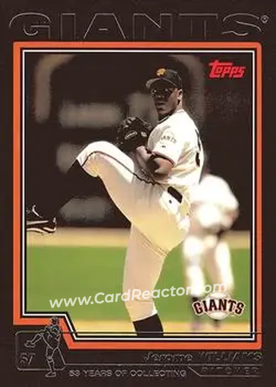 2004 Topps - Black #580 - Jerome Williams - San Francisco Giants - Front 2004 Topps - Black #580 - Jerome Williams - San Francisco Giants - Front
