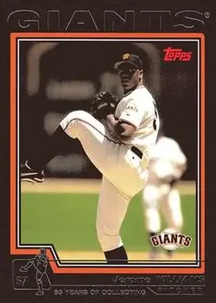 2004 Topps - Black #580 - Jerome Williams - San Francisco Giants