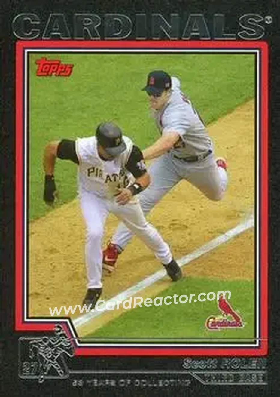 2004 Topps - Black #582 - Scott Rolen - St. Louis Cardinals - Front 2004 Topps - Black #582 - Scott Rolen - St. Louis Cardinals - Front