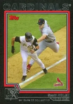 2004 Topps - Black #582 - Scott Rolen - St. Louis Cardinals