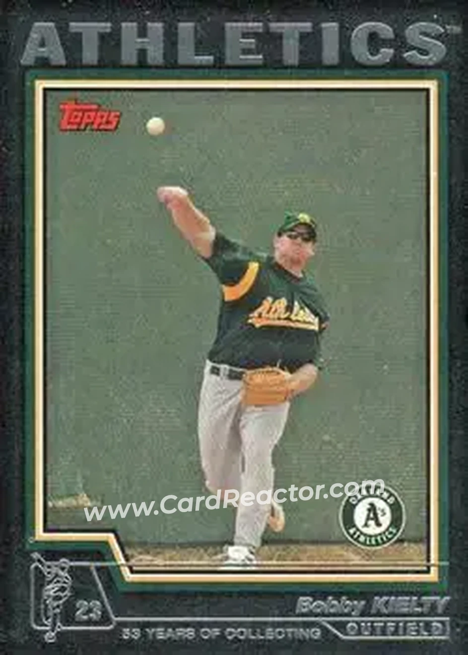 2004 Topps - Black #583 - Bobby Kielty - Oakland Athletics - Front