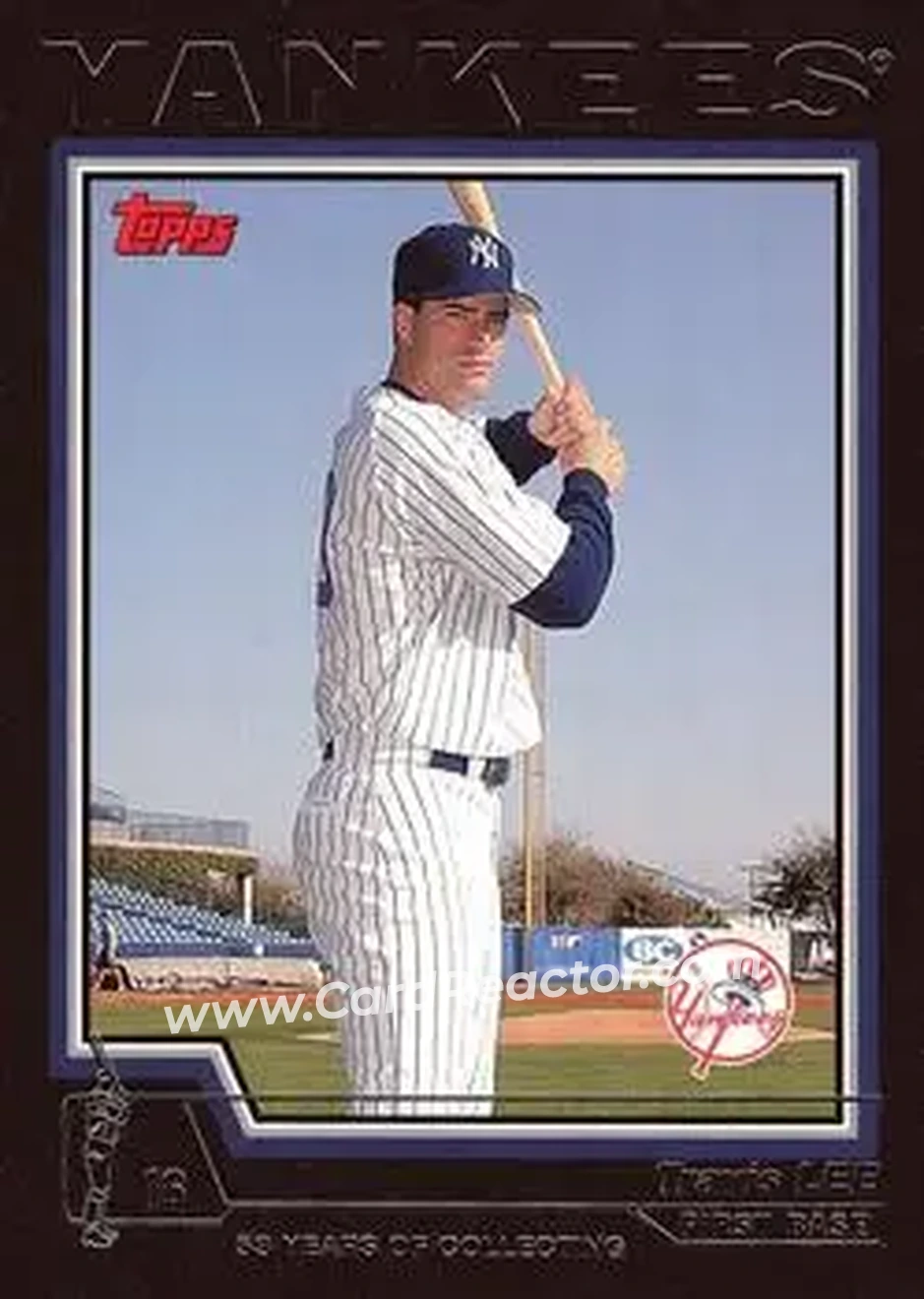2004 Topps - Black #584 - Travis Lee - New York Yankees - Front 2004 Topps - Black #584 - Travis Lee - New York Yankees - Front