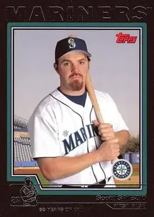 2004 Topps - Black #586 - Scott Spiezio - Seattle Mariners