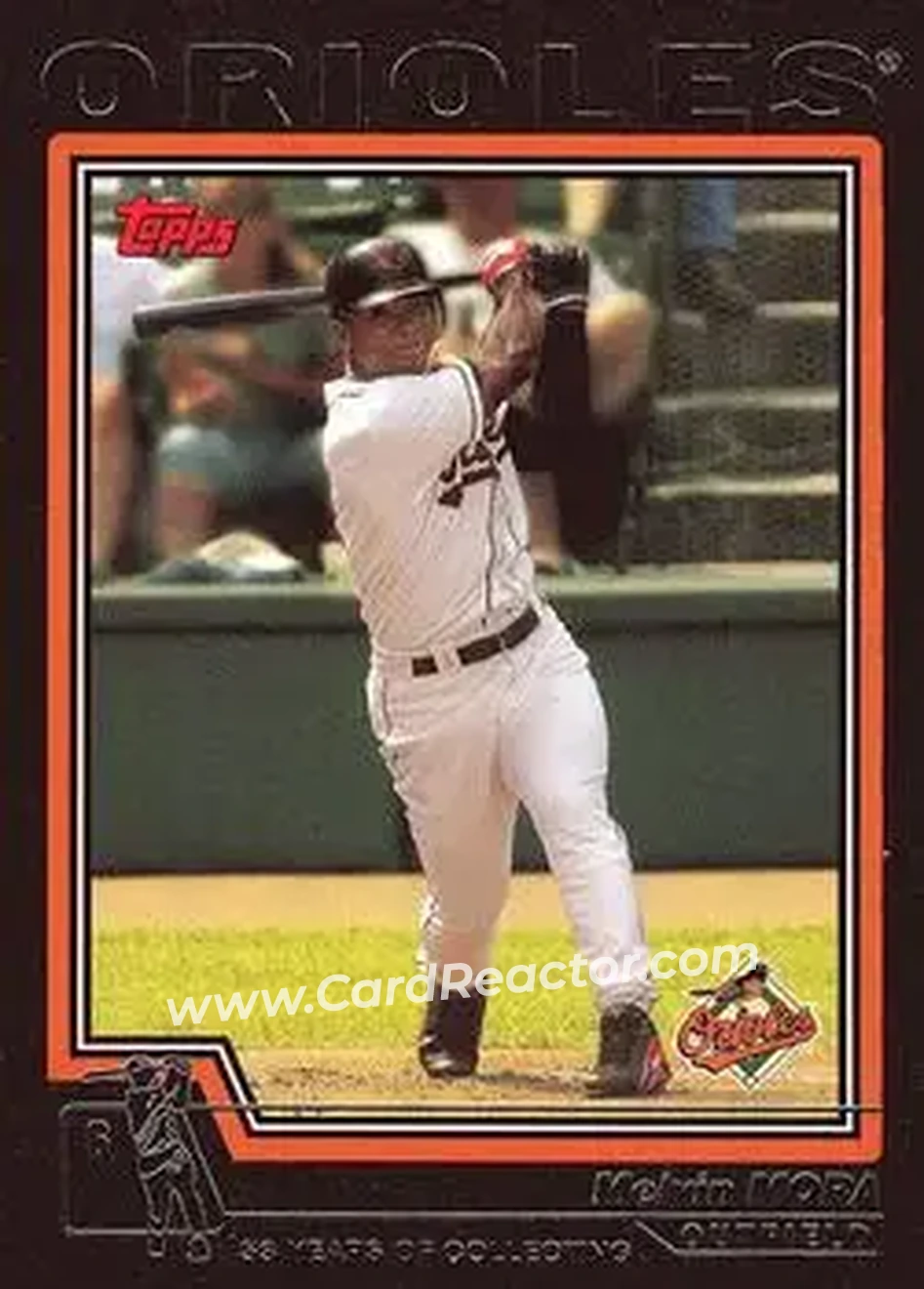 2004 Topps - Black #588 - Melvin Mora - Baltimore Orioles - Front 2004 Topps - Black #588 - Melvin Mora - Baltimore Orioles - Front