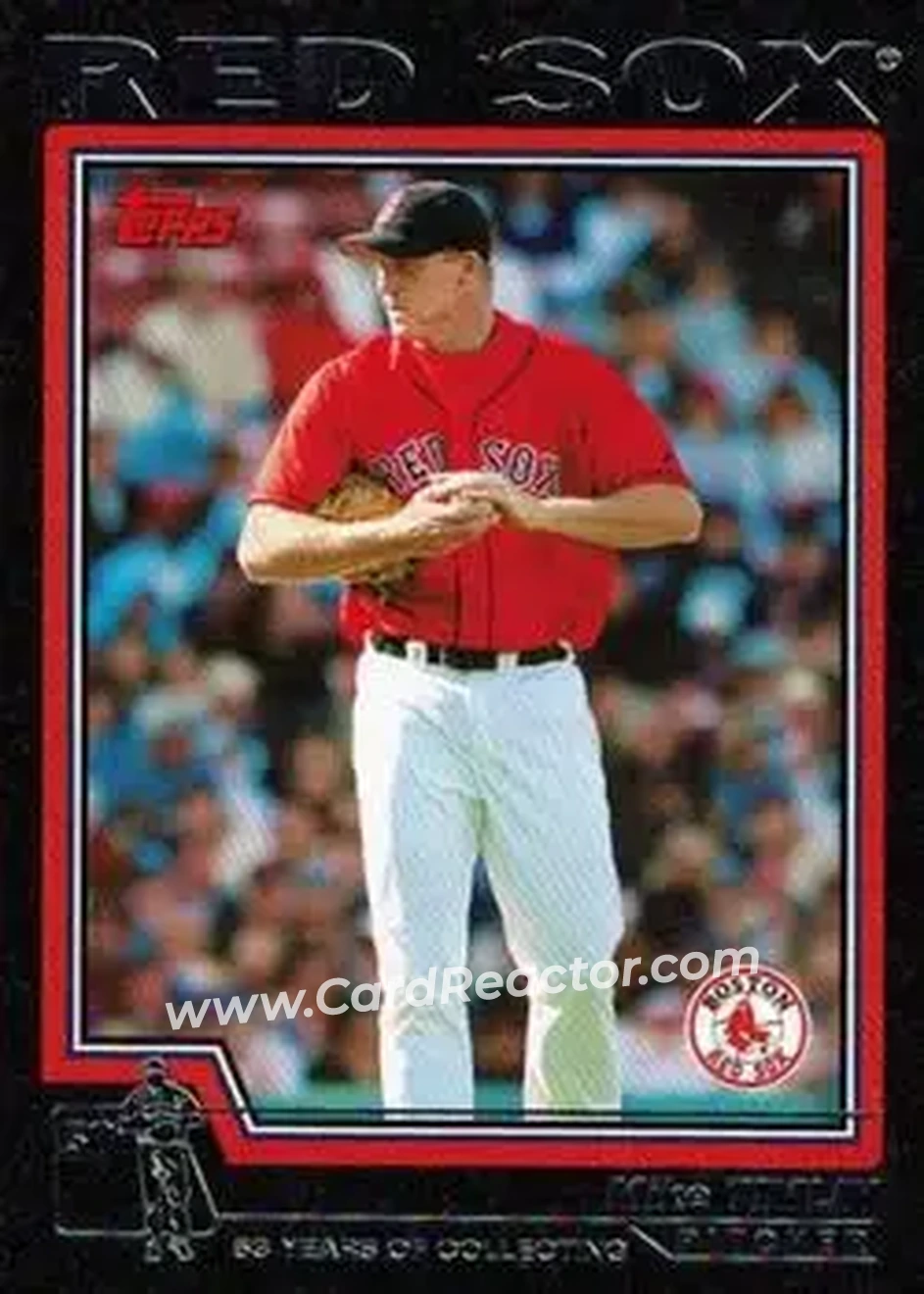 2004 Topps - Black #589 - Mike Timlin - Boston Red Sox - Front