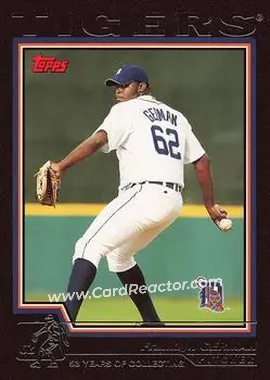 2004 Topps - Black #593 - Franklyn German - Detroit Tigers - Front