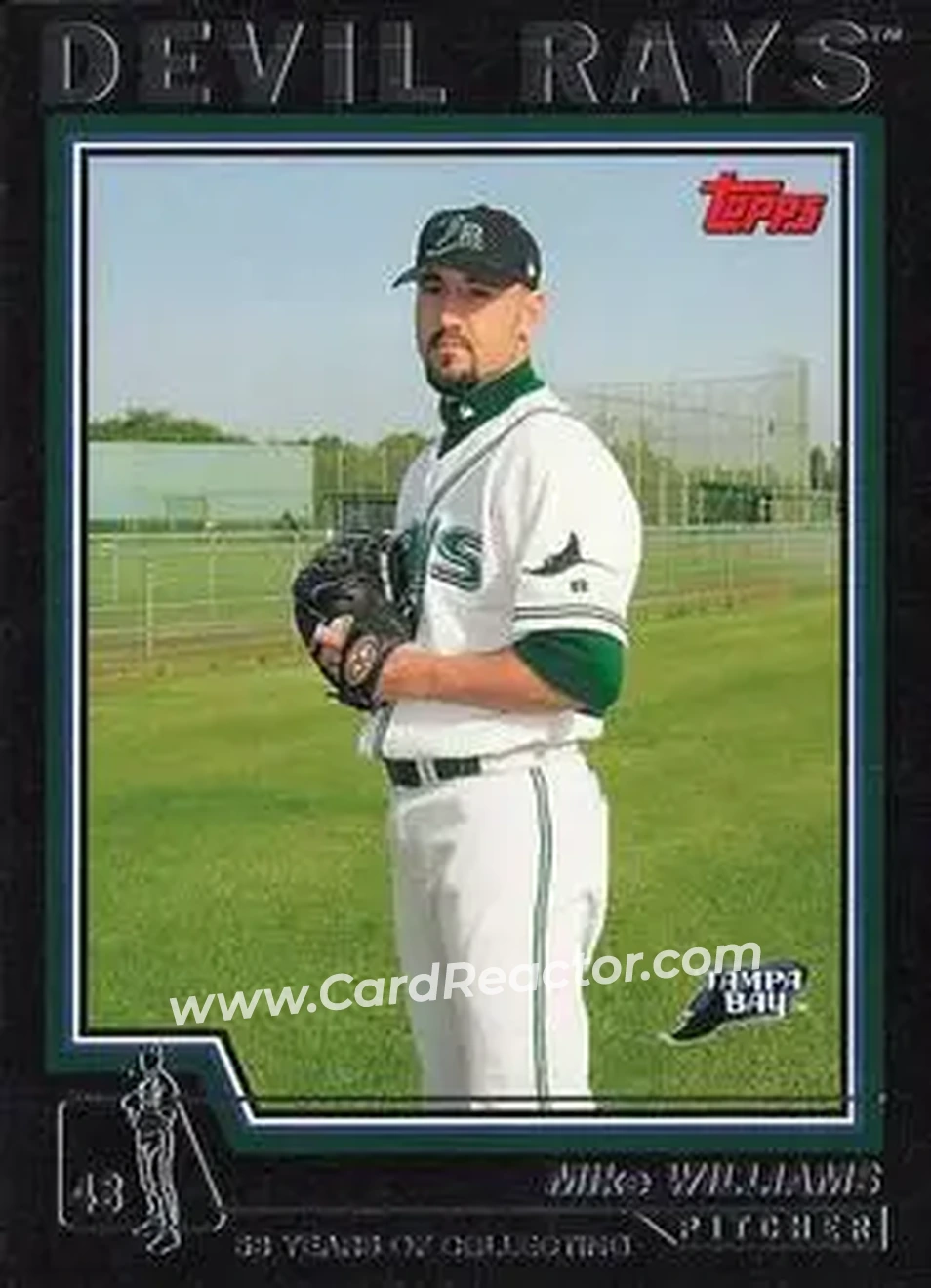 2004 Topps - Black #598 - Mike Williams - Florida Marlins - Front 2004 Topps - Black #598 - Mike Williams - Florida Marlins - Front