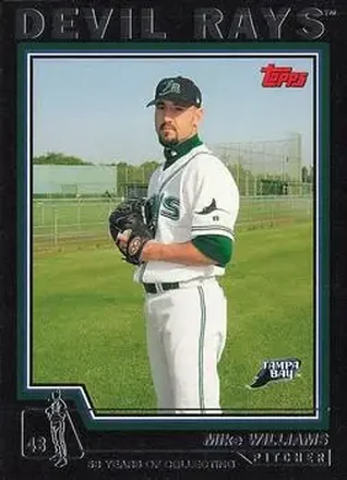 2004 Topps - Black #598 - Mike Williams - Florida Marlins