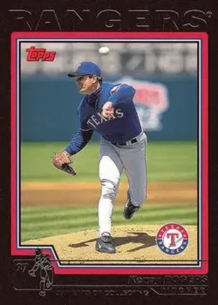 2004 Topps - Black #607 - Kenny Rogers - Texas Rangers